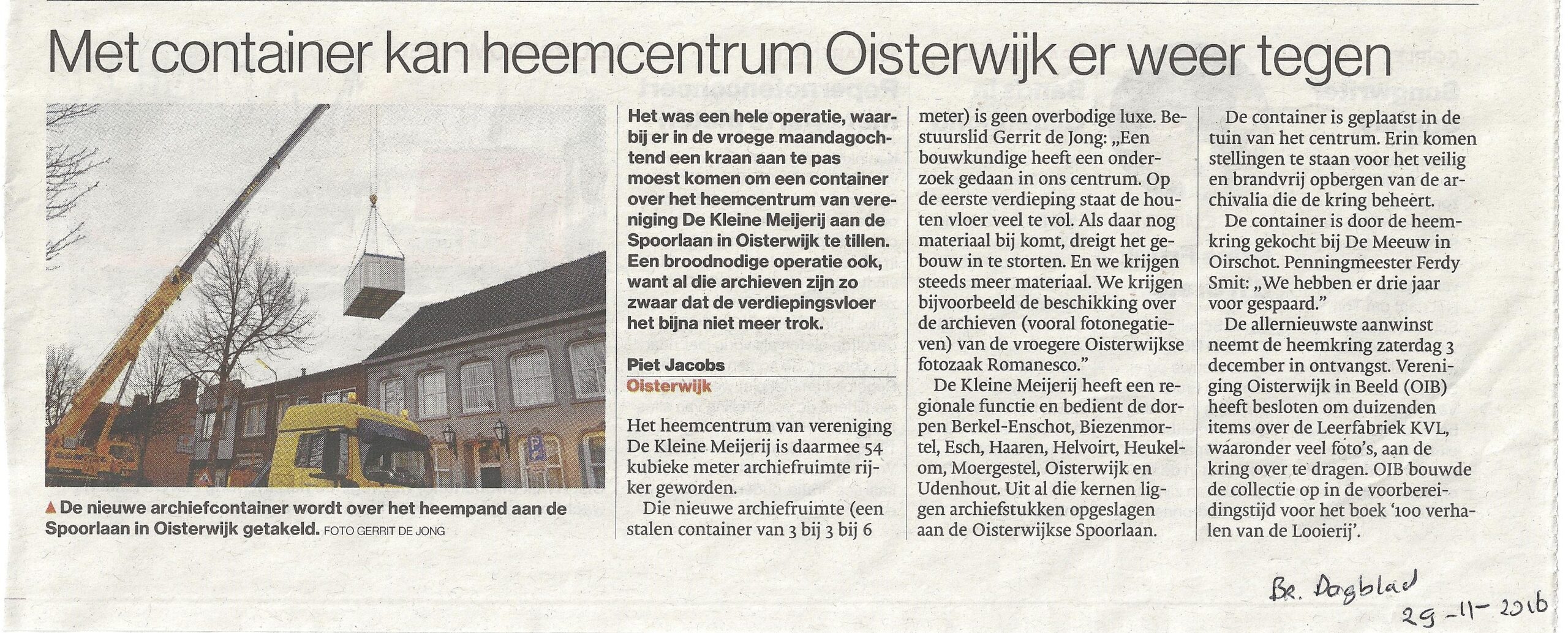 Krantenberichtplaatsencontainerunitbijheemcentrum